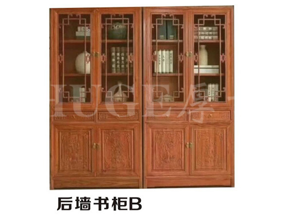 后墙书柜B