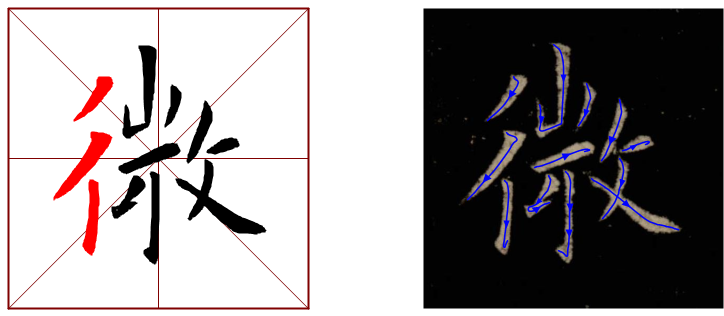 书法教室学习字帖