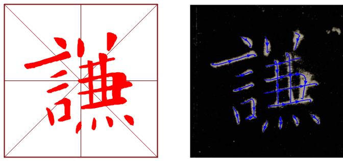书法教室学习字帖