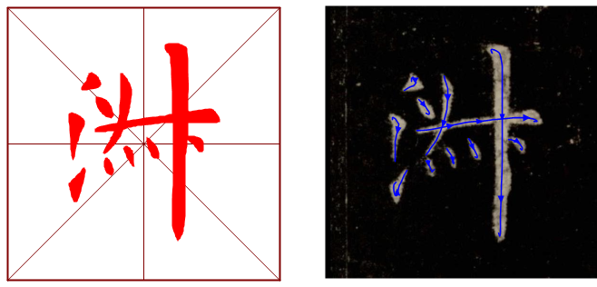 书法教室学习字帖